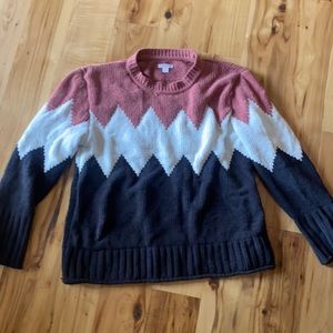 3 colored sweater